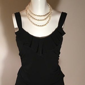 Ruffle trim tank